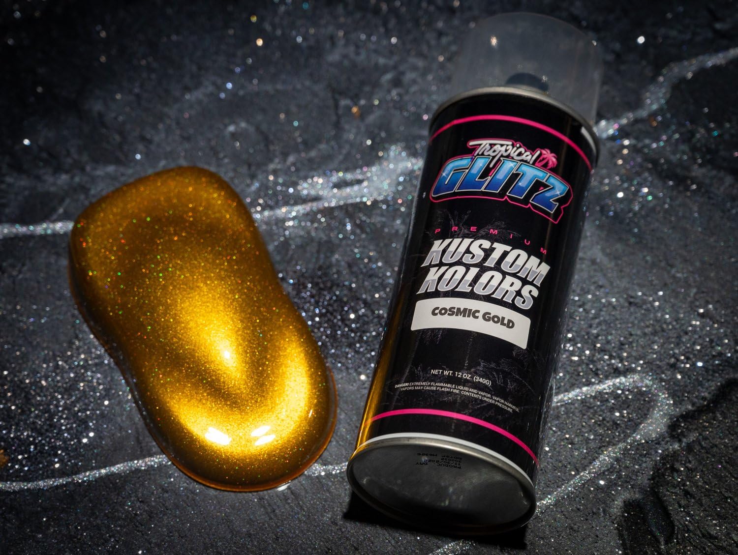 Amazon.com: Spray Can 12oz Cosmic Gold Basecoat Paint 1:1 Mix